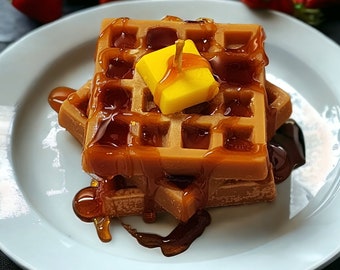 Maple Waffle Candle