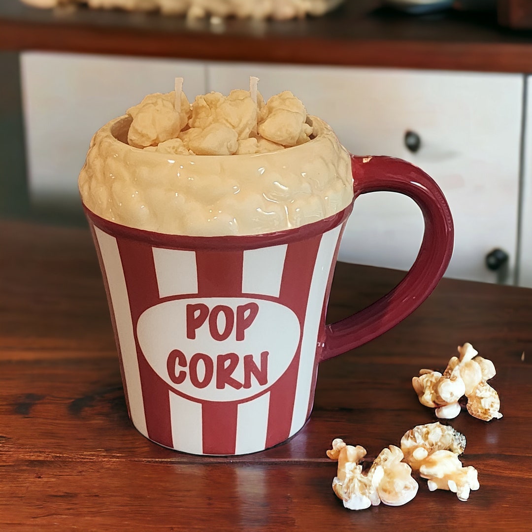 Popcorn Candle Limited Edition Popcorn Scented Soy Wax Candle - Etsy