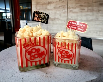 Popcorn scented Soy Candle