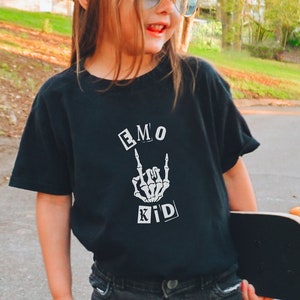 emo kid baby shirt, emo kid toddler shirt, goth baby gift, emo baby gift, elder emo pregnancy announcement, emo newborn gift, goth toddler