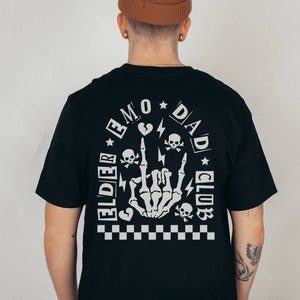 elder emo dad club shirt, alternative dad, gift for emo dad, elder emo shirt, emo clothing, emo clothes, emo gifts, it wasnt a phase
