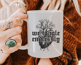 we tangle endlessly 15oz mug, the sky above the earth below, elder emo mug, gift for elder emo