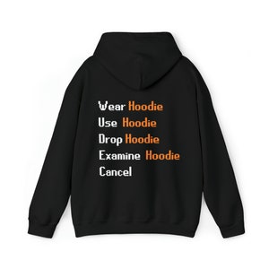 Runescape Hoodie, OSRS Hoodie, Old School Runescape Hoodie, runescape, runescape gift, osrs t shirt, osrs, osrs merch, slayer shirt
