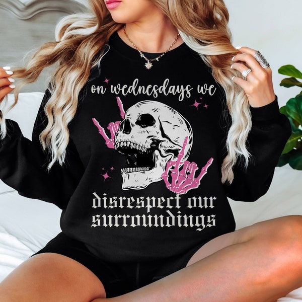 elder emo sweatshirt, blegh shirt, disrespect your surroundings, metalhead sweater, metal sweatshirt, metal clothes, emo clothing