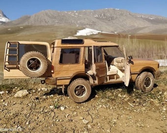 Wooden Jeep,Handcrafted from Natural Wood,Vintage convertible car unique wood,Personalized Wooden Toy Car, Toddler Toy,Wooden Jeep Model Car