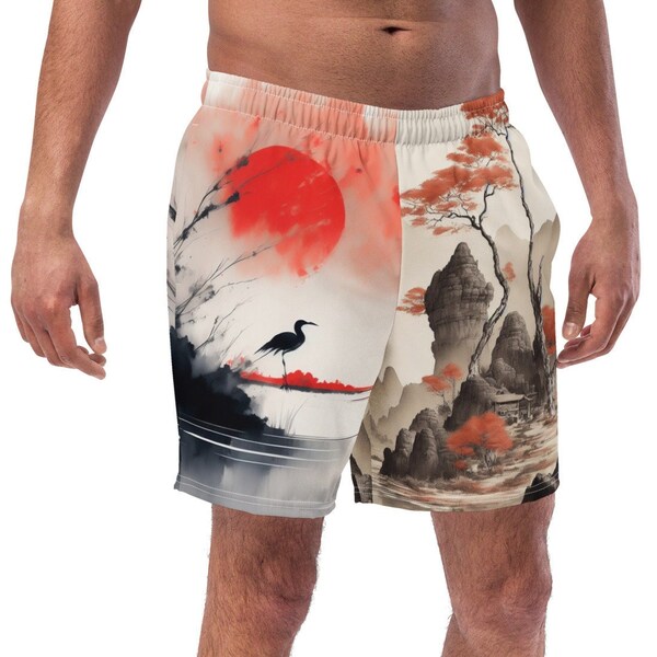 Japanese Swim Trunks Etsy