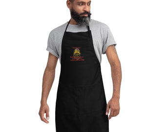 Embroidered Apron Embroidered Apron for Fathers day