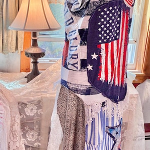 Patriotic Patchwork Dress - Etsy