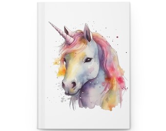 Beautiful Unicorn Hardcover Journal Matte