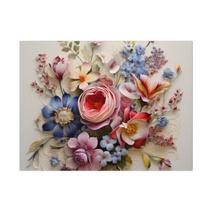Beautiful Flower Matte Canvas, Stretched, 0.75" image 2