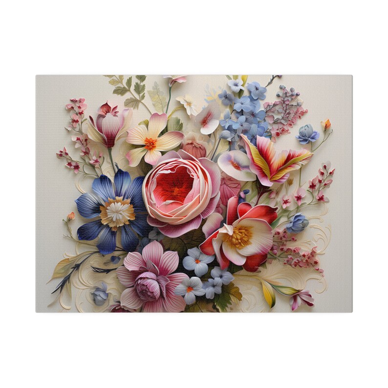 Beautiful Flower Matte Canvas, Stretched, 0.75" image 2