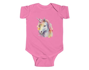 Beautiful Unicorn Infant Fine Jersey Bodysuit