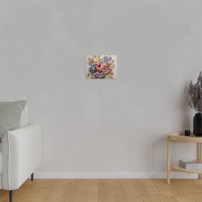 Beautiful Flower Matte Canvas, Stretched, 0.75" image 3