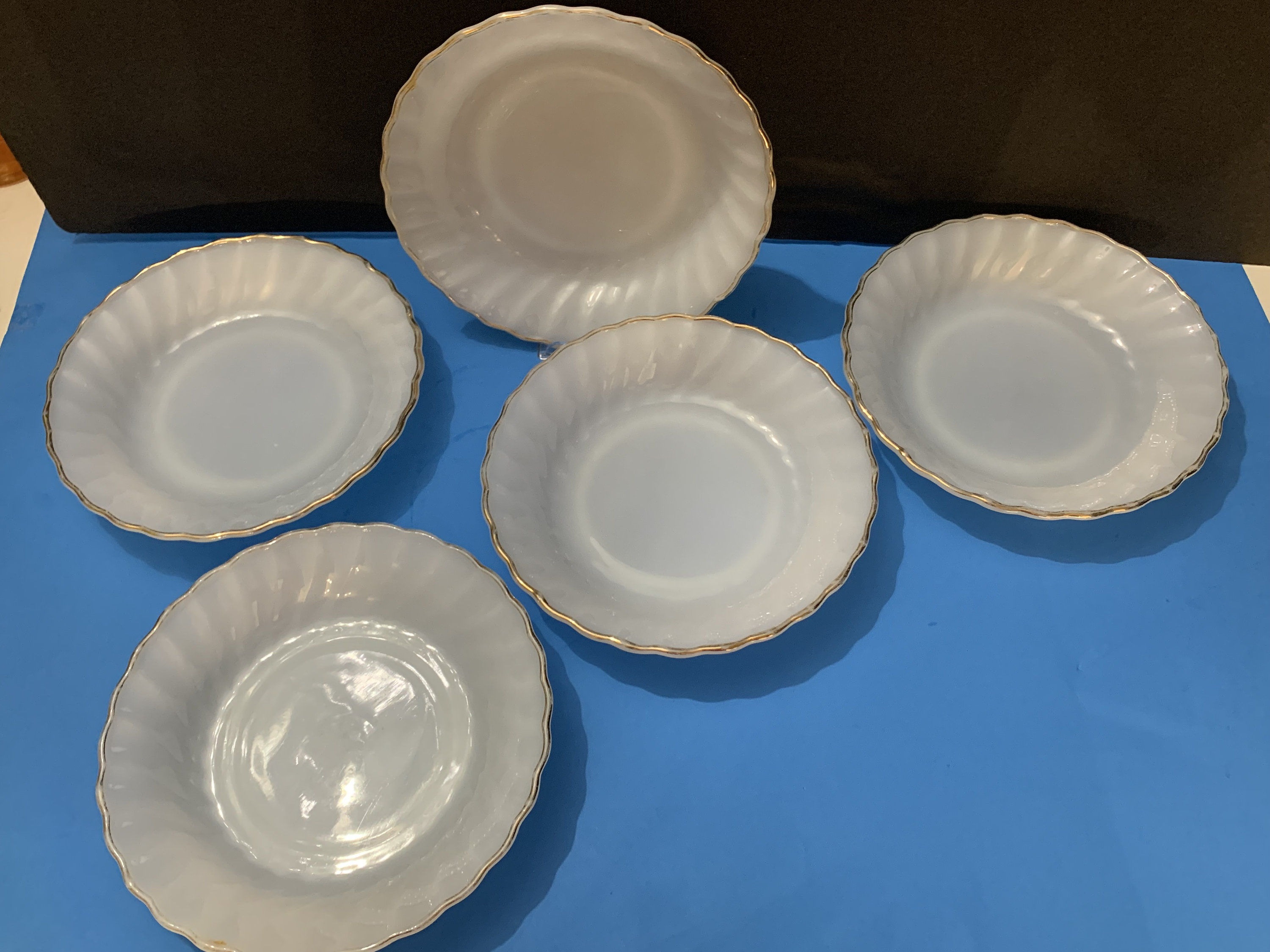 10Pcs Dollhouse 1:12 Scale Miniatures Porcelain Dishes Plates