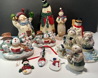 Vintage Snow Buddies Figurine by Encore Group 1998 – Snowman