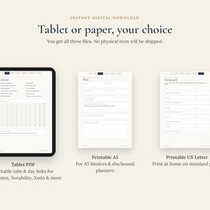 Wealth Clarity Journal, Undated 90 Day Spending Tracker & Impulse Buy Log, Printable and GoodNotes Budget Planner image 7