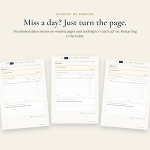 Wealth Clarity Journal, Undated 90 Day Spending Tracker & Impulse Buy Log, Printable and GoodNotes Budget Planner image 3