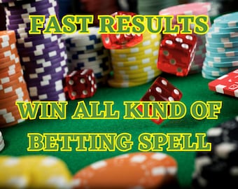 Win Big Gambling Spell - Win Often - Win Sports BetS- Win Casino - Win Lottery - Rapid Outcomes - Spells By Freya