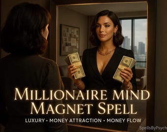 Millionaire Mind Magnet Spell – Luxury, Money Attraction | Report & Photo Proof