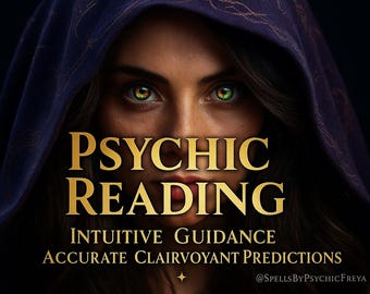 Same Hour Psychic Reading | No Tools | Intuitive Insight & Clairvoyant Guidance | Same Day Delivery