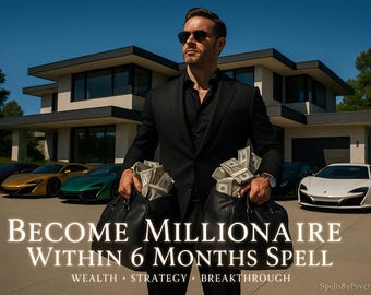 Become Millionaire Within 6 Months Spell – Wealth, Strategy And Breakthrough | Report & Photo Proof