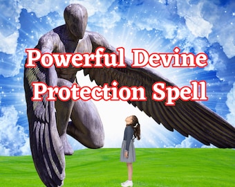 DEVINE PROTECTION SPELL-Enemies Protection Spell- Bad Karma Protection Spell- Illnesses Protection - Spells By Freya