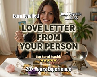 Same Hour Psychic Love Reading: Channeled Love Letter From Your Ex, Love Reading, Love Letter From Your Person, No Tools Reading
