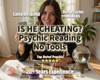 Same Hour Is He Cheating On Me? Relationship Clarity, Psychic Reading, No Tools, Digital Delivery