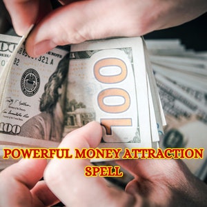Powerful Money Attraction Spell - Money Windfall, Nonstop Money, Wealth Spell - Become Wealthy And Rich - Personalised Spell