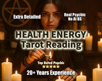 Same Hour Health Reading | Psychic Medical Intuitive | Energy Healing Reading | Health Psychic Reading | Health Tarot Reading