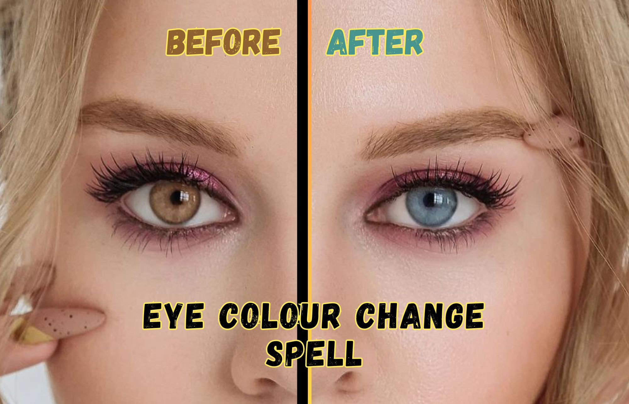 4x Potency, Extremely Powerful Eye Colour Change Spell, Permanent Or Temporary, Personalised Spell