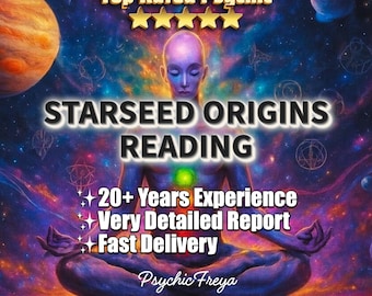 Same Hour Starseed Reading, Starseed Origin Report Astrology, Starseed Home Planet, Alien Past Lives, Soul Origins | Written Report