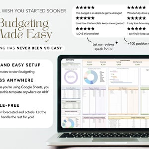 This budget planner is made with efficiency and simplicity in mind! Our reviews speak volumes to the effort we have put in to make it easier for you!