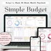 see more listings in the Budget Templates section