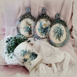 4-piece shabby chic decoration set