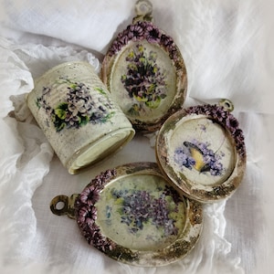 4-piece shabby chic decoration set