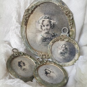 4-piece shabby chic decoration set