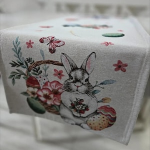 Påsktapet Bordlöpare – 35 × 92 cm