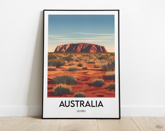 Uluru Poster - Australia Poster - Australia Souvenir
