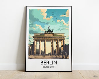 Poster Berlin | Berlin Travel Poster | Illustration Berlin | Germany poster