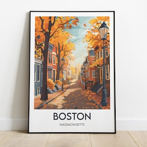 Boston, Poster, Boston Druck, Boston Kunstwerk, Geschenk, PNG
