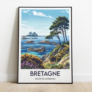 Póster Bretaña - Golfo de Morbihan