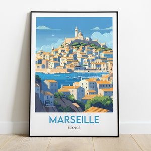 MARSEILLE | FRANCE | POSTER | Print