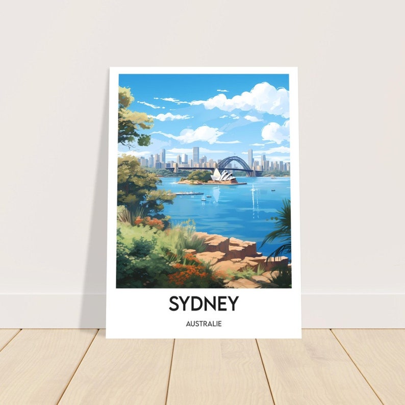 Sydney Poster - Australia Poster - Australia Souvenir 13x18 cm / 5x7″