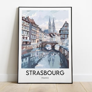 Strasbourg poster - Strasbourg frame - France Travel poster