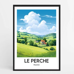 Framed poster of Le Perche | Frame of Le Perche | Illustration of Le Perche | Framed poster of France