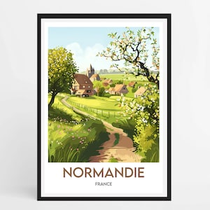Póster de Normandía - Póster de Francia