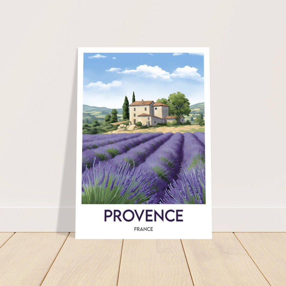 Provence Poster - France Poster - French Souvenir - Etsy