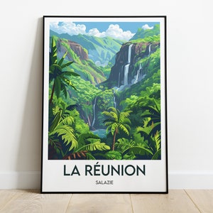 Salazie Poster - France Poster - French Souvenir
