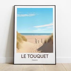 Le Touquet, Francia, Póster, Impresión de viaje